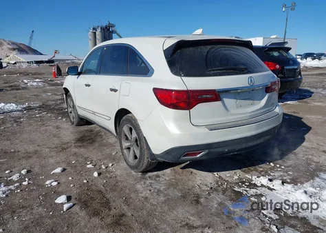 2014 Acura Mdx из США, поврежденный, VIN 5FRYD4H22EB006930